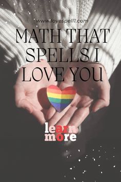 math that spells i love you